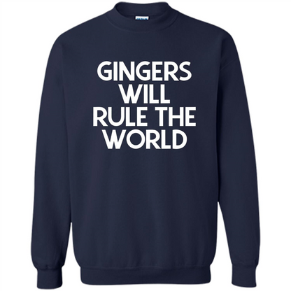 Gingers Will Rule The World T-shirt Navy
