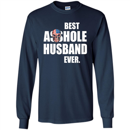 Best Asshole Husband Ever T-shirt Navy