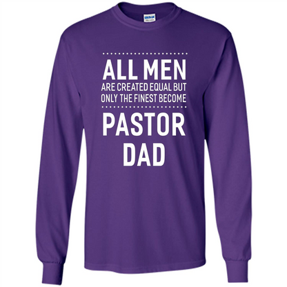 Men's Pastor Dad T-shirt Funny Sayings Men Christian T-shirt