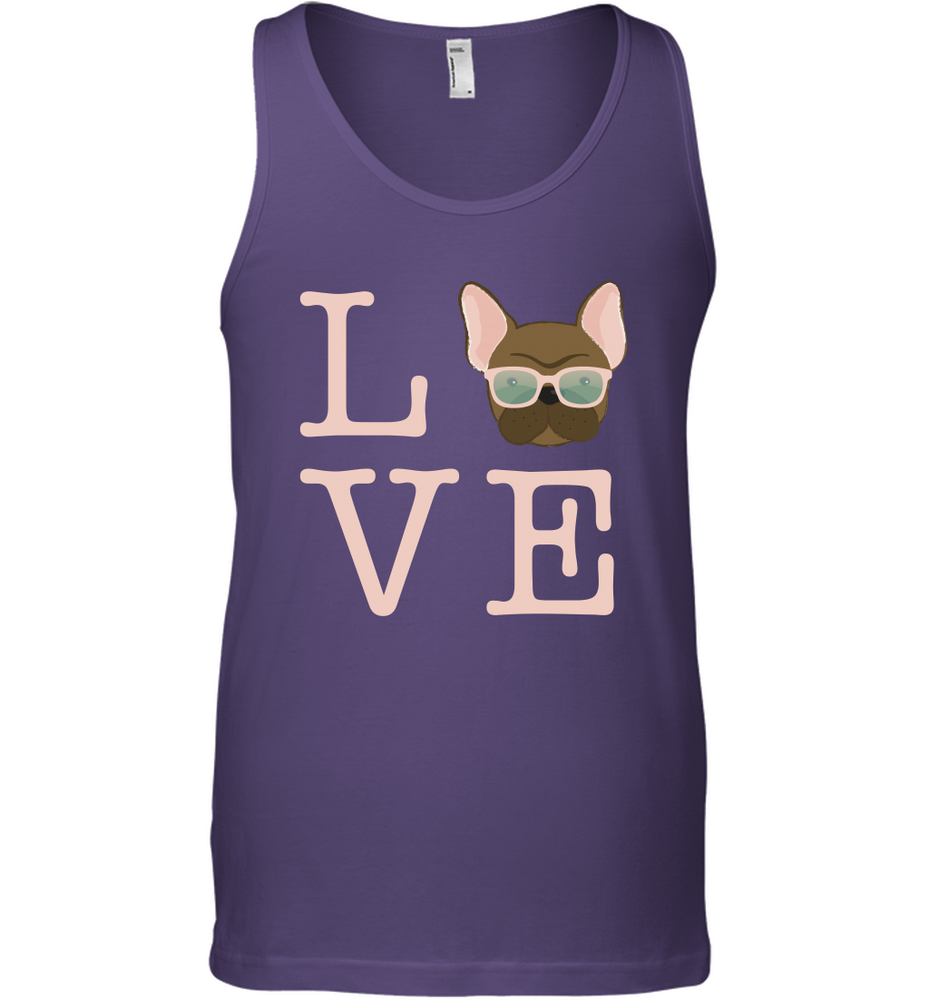 Love Dog Shirt Tank Top Tank Top Purple