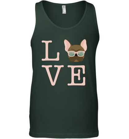 Love Dog Shirt Tank Top Tank Top Forest Green