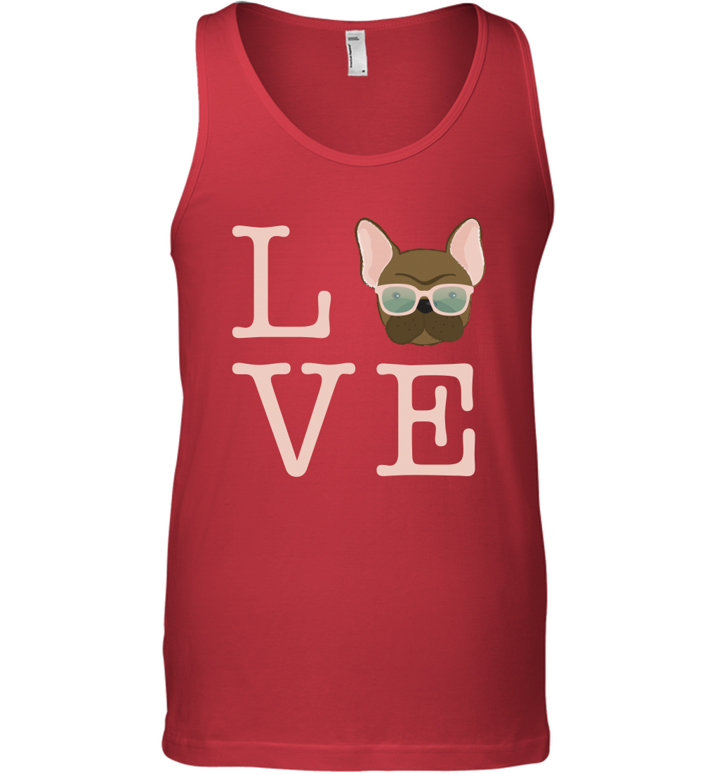 Love Dog Shirt Tank Top Tank Top Red