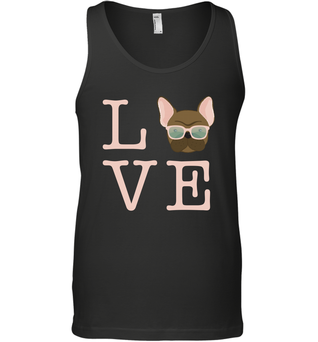 Love Dog Shirt Tank Top Tank Top Black