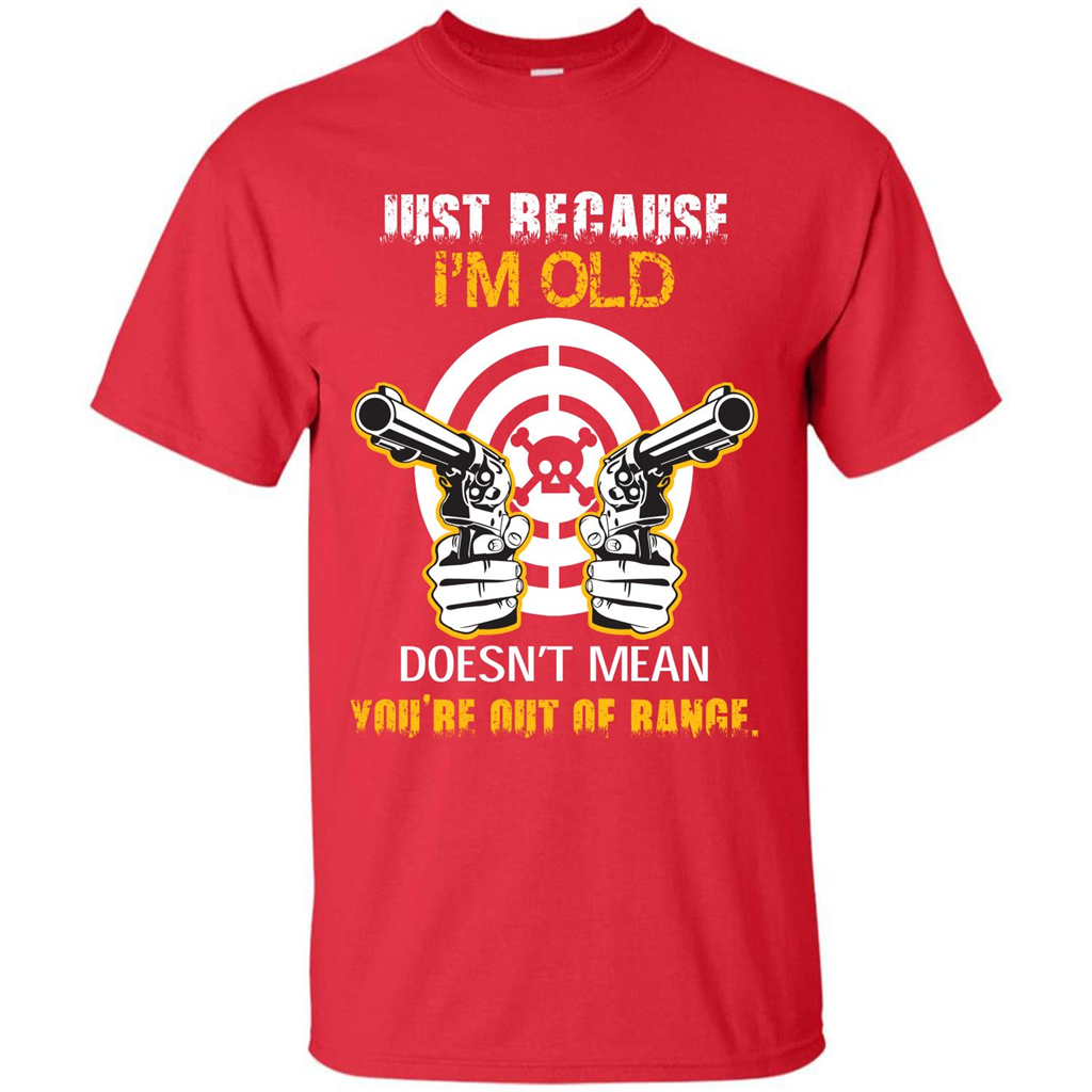 Old Man T-shirt Just Because I’m Old Doesn’t Mean T-shirt Red