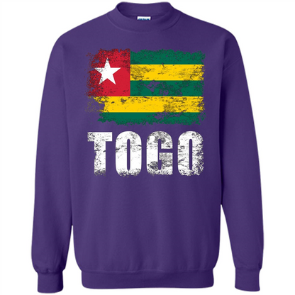 Togo Flag T-Shirt Togolese Republic T-shirt Purple