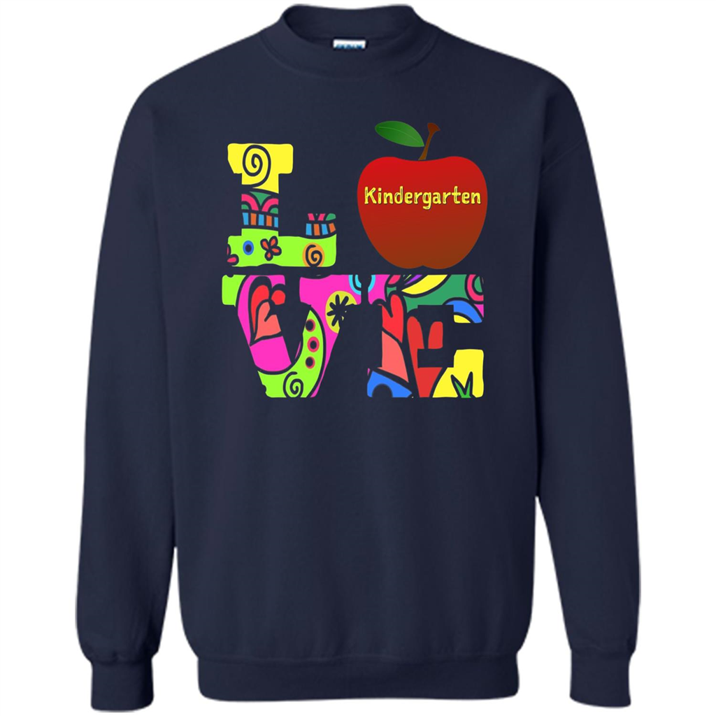 Kindergarten LOVE T-shirt School Day T-shirt Navy