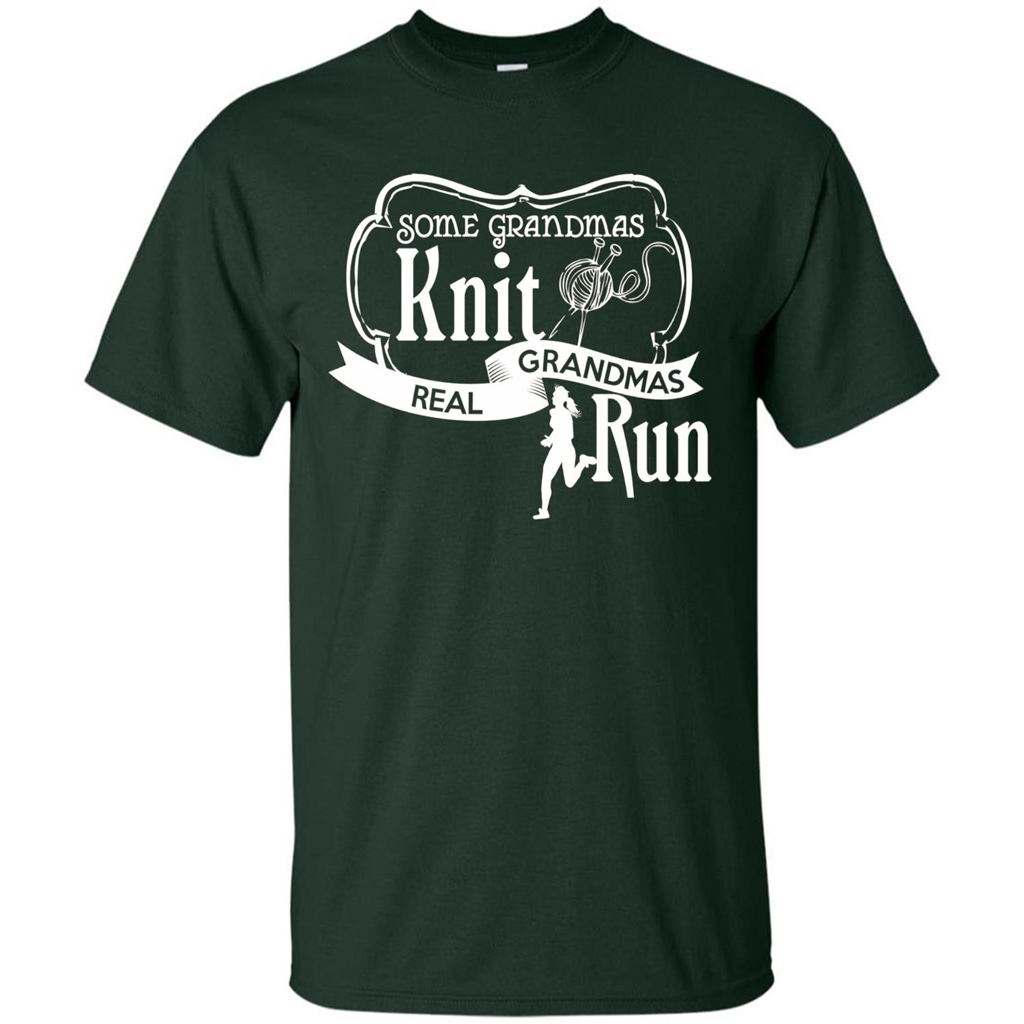 Some Grandmas Knit Real Grandmas Run T-shirt