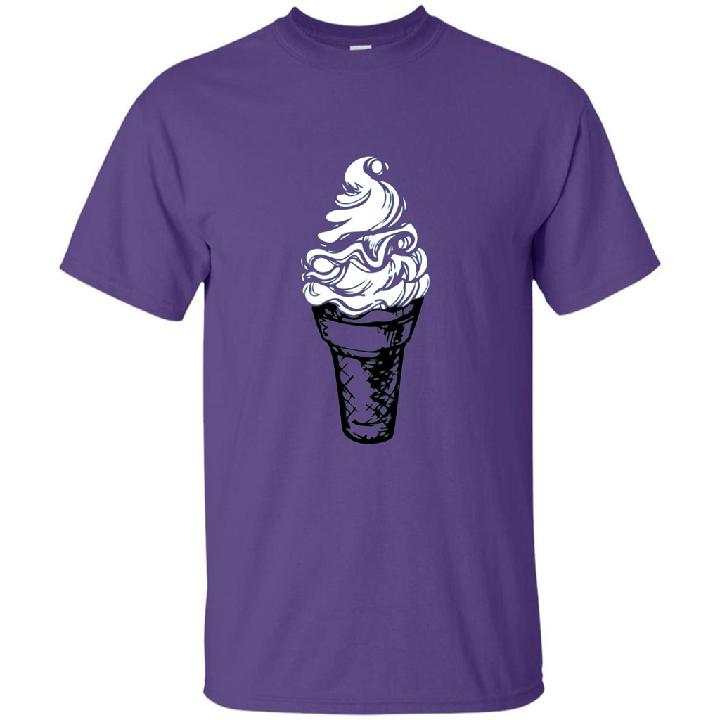Ice Cream Day T-Shirts Ice Cream Lovers Purple