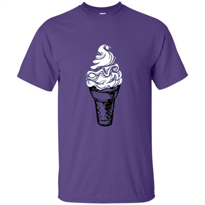 Ice Cream Day T-Shirts Ice Cream Lovers Purple