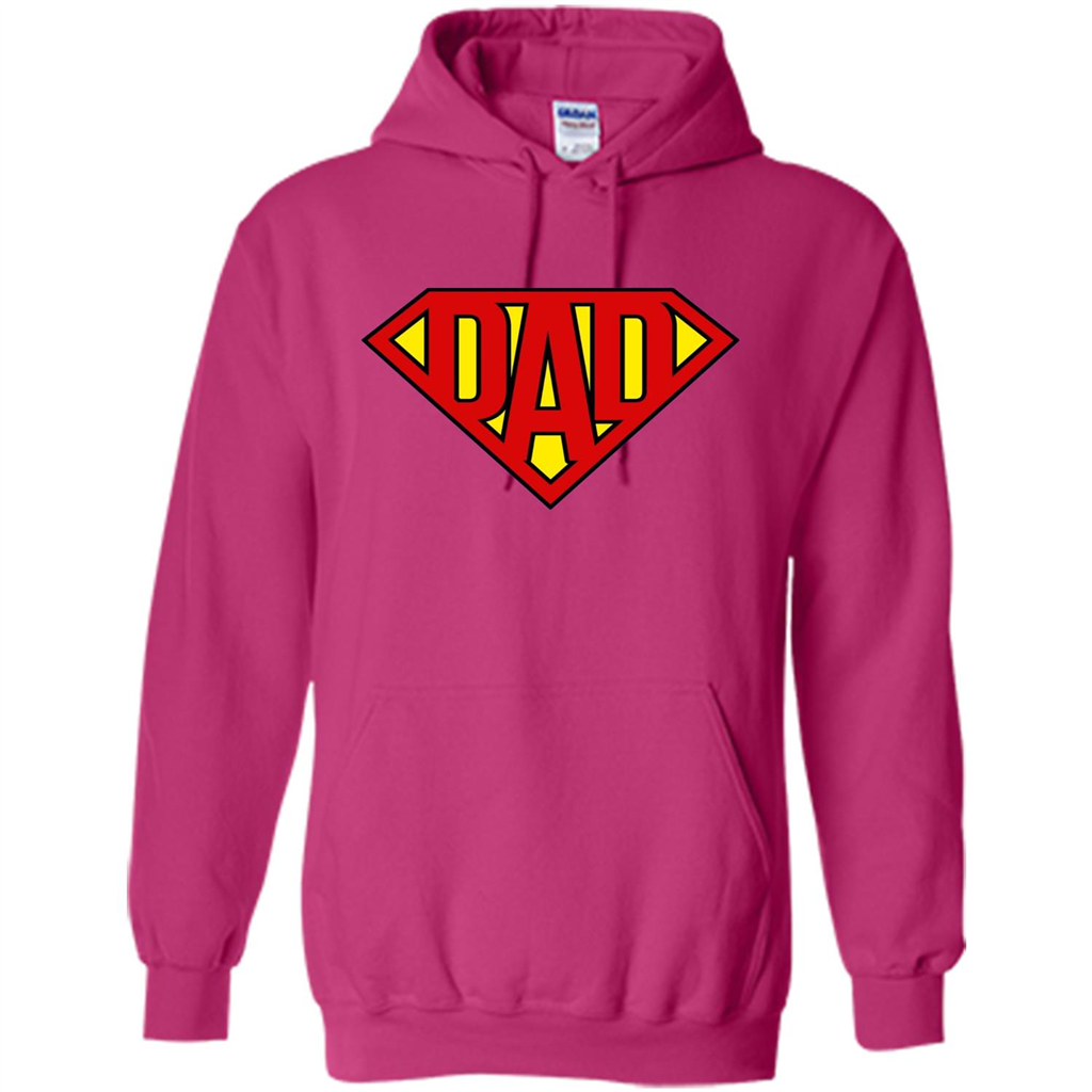 Fathers Day T-shirt Super Dad Heliconia