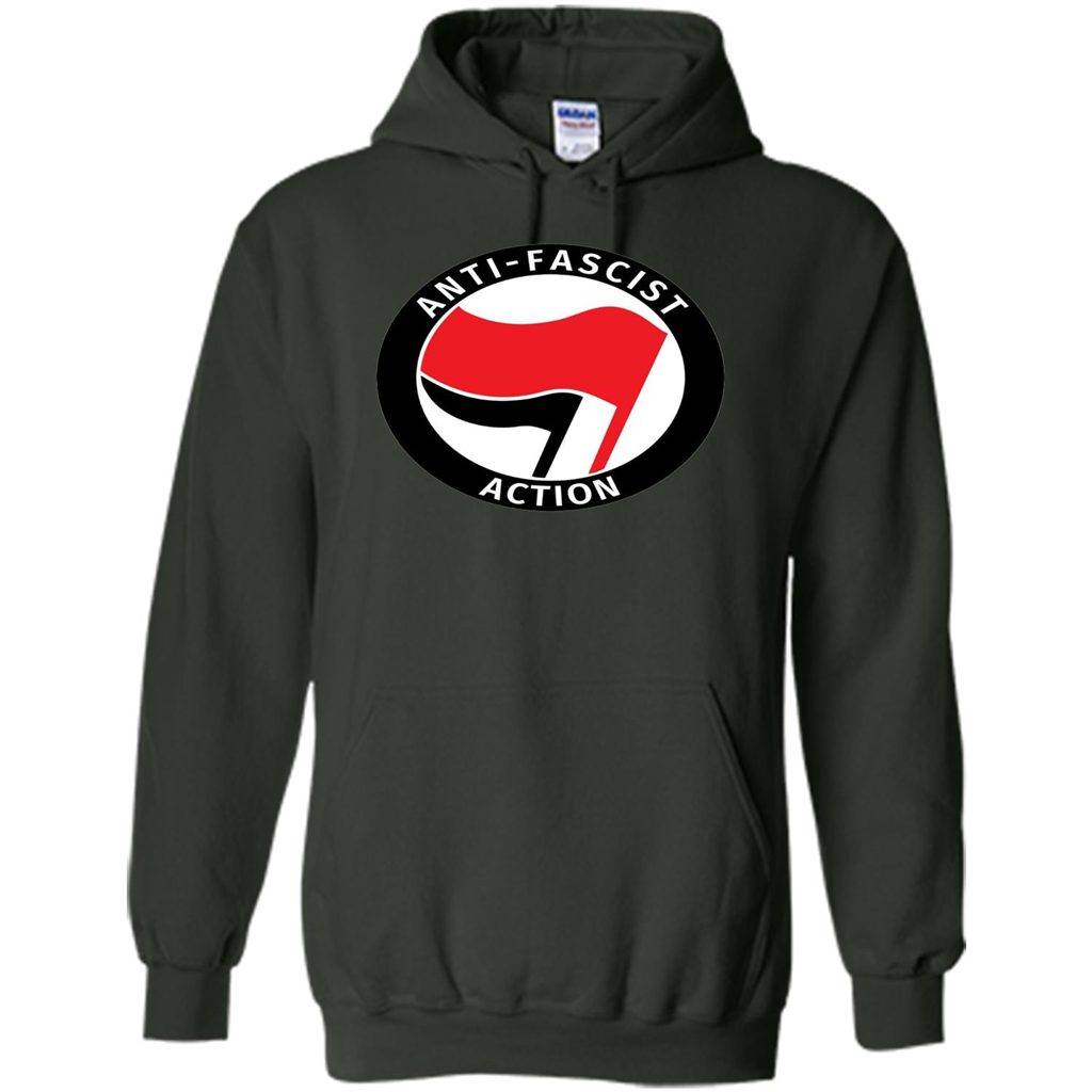 Anti - Fascist Action T-shirt Forest Green