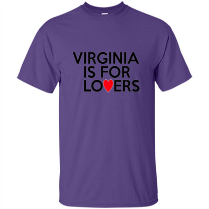 Virginia Is For The Lovers T-shirt Purple