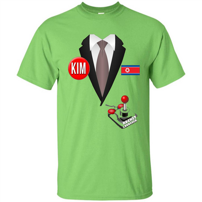North Korea Halloween T-Shirt Rocket Launcher Lime