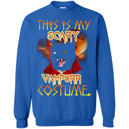 Halloween T-shirt This Is My Scary Vampurr Costume T-shirt
