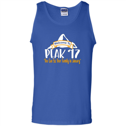 Welcome To Peak 17 You Can See Your Family in January T-shirt Royal