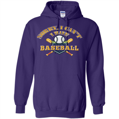 Basketball T-shirt Sorry, I Can't I Have Basketball Purple