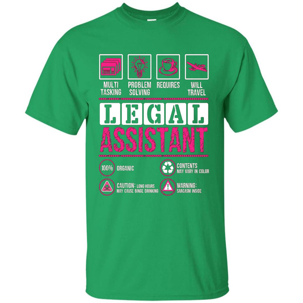 Legal Assistant T-shirt Funny Legal Assistant T-shirt Irish Green