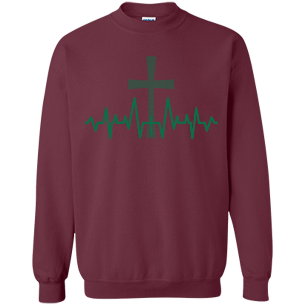 Christian ECG T-shirt Maroon