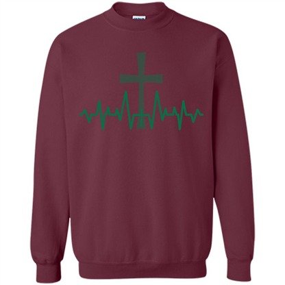 Christian ECG T-shirt Maroon