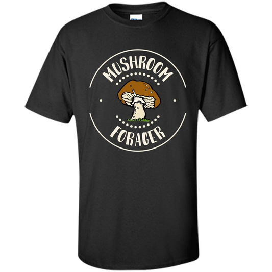 I Love Mushrooms T-shirt Mushroom Forager Black