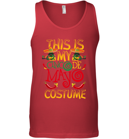 This Is My Cinco De Mayo Costume Shirt Tank Top Tank Top Red