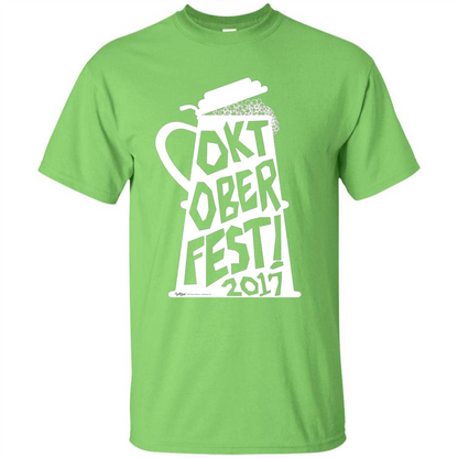 Oktoberfest 2017 Drinking Festival T-shirt Lime