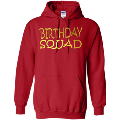 Birthday Squad T-shirt Red