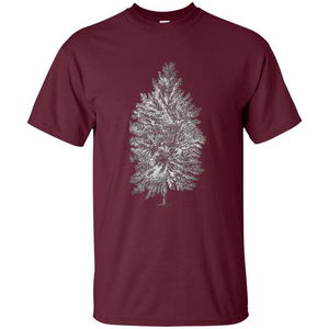 Poplar Tree T-shirt. Tree Poplar Tree Woodsman T-shirt