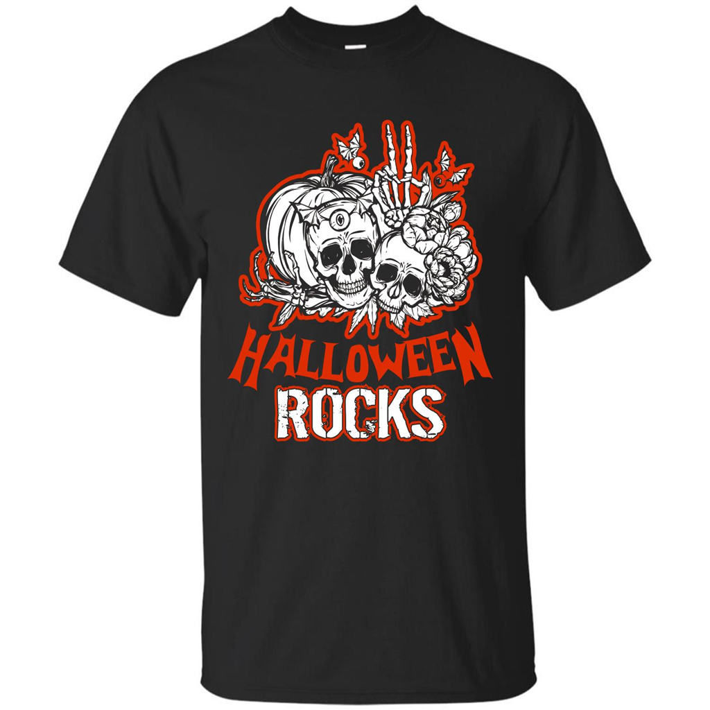 Halloween Rocks T-shirt Black
