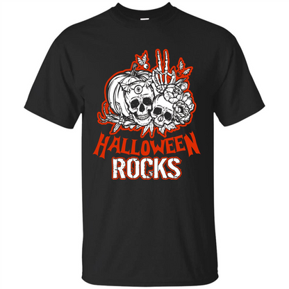 Halloween Rocks T-shirt Black