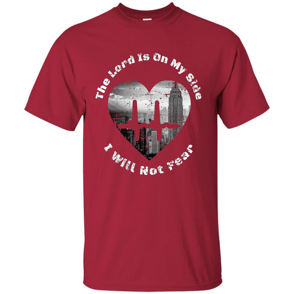 Faith Inspired T-shirt The Lord Is On My Side I Will Not Fear Cardinal