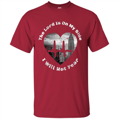 Faith Inspired T-shirt The Lord Is On My Side I Will Not Fear Cardinal
