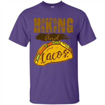 Hiking And Tacos T-shirt Purple