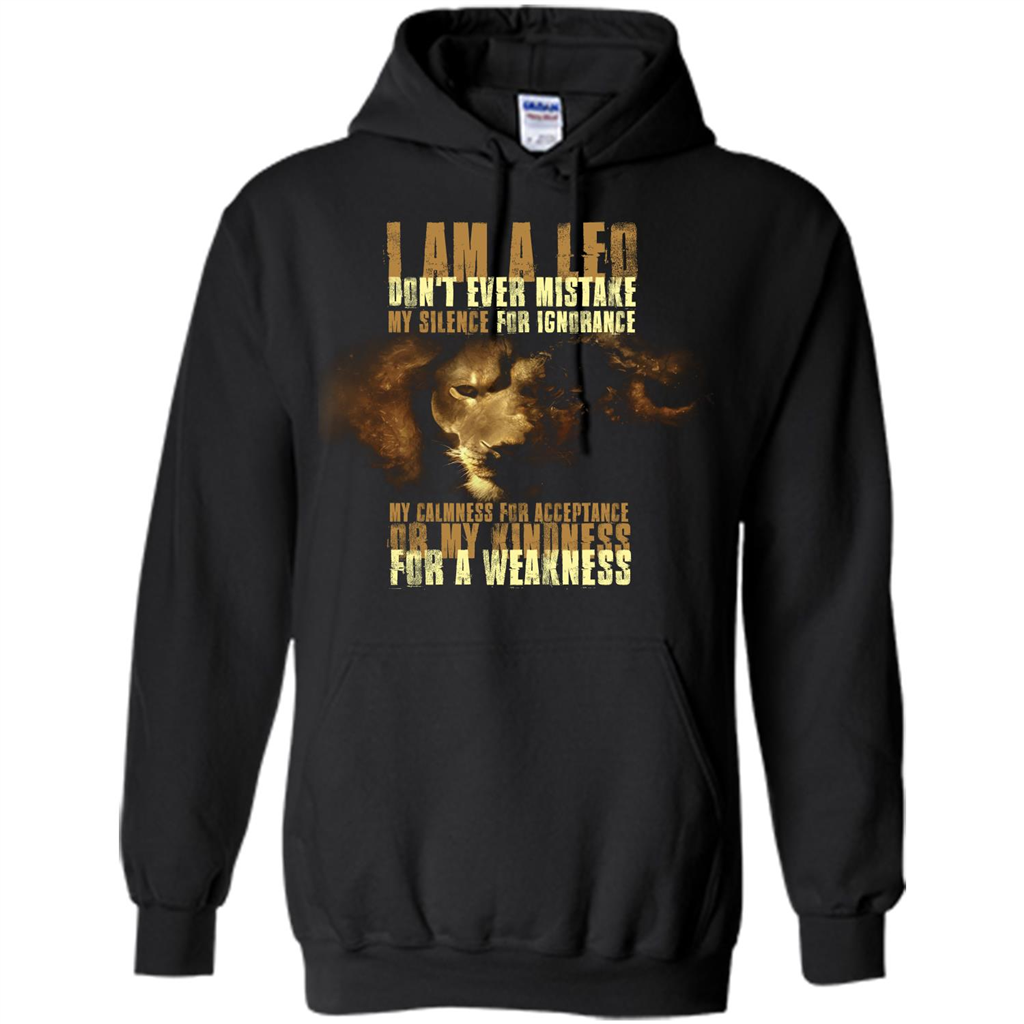 I Am A Leo Don't Ever Mistake My Silence For Ignorance T-shirt