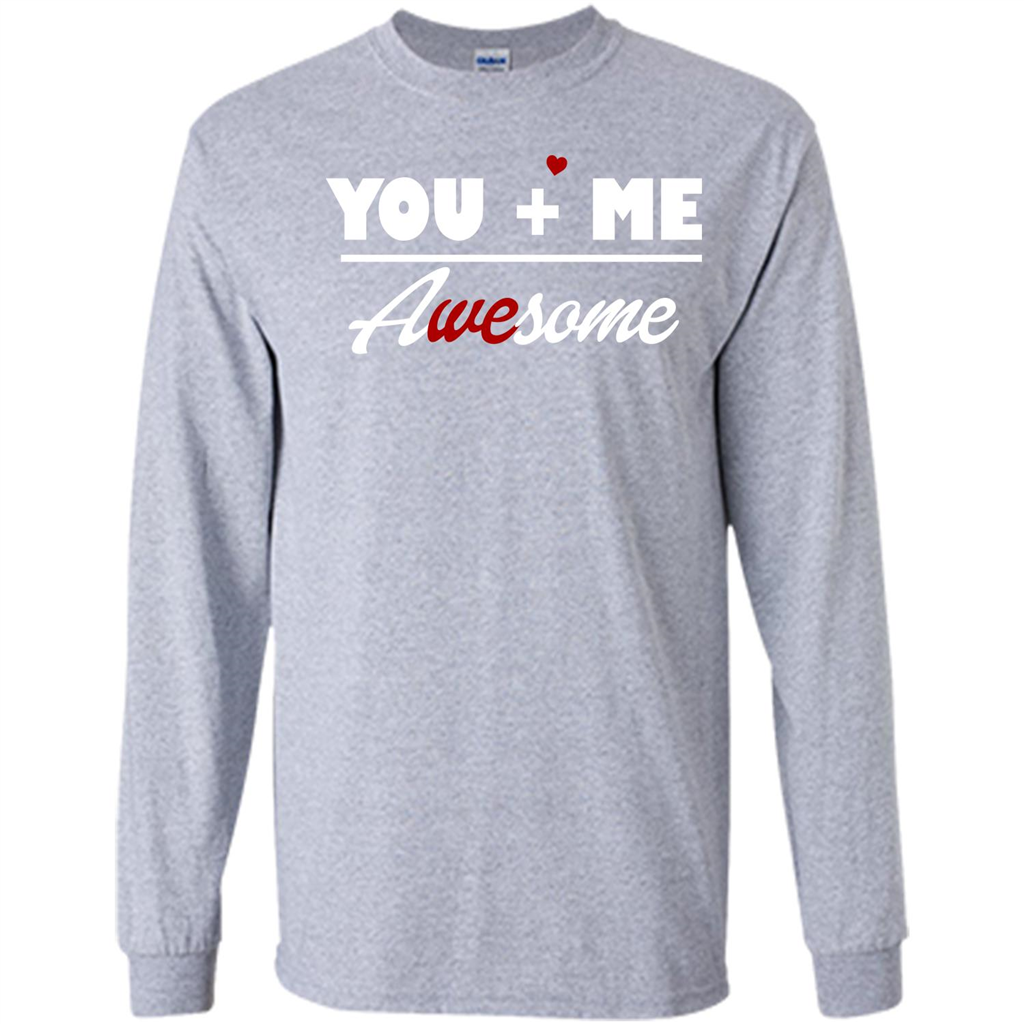 Love T-shirt You and Me Awesome Sport Grey
