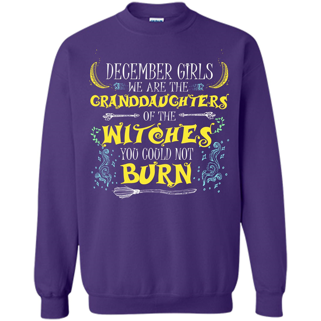 Halloween T-shirt December Girls T-shirt Purple