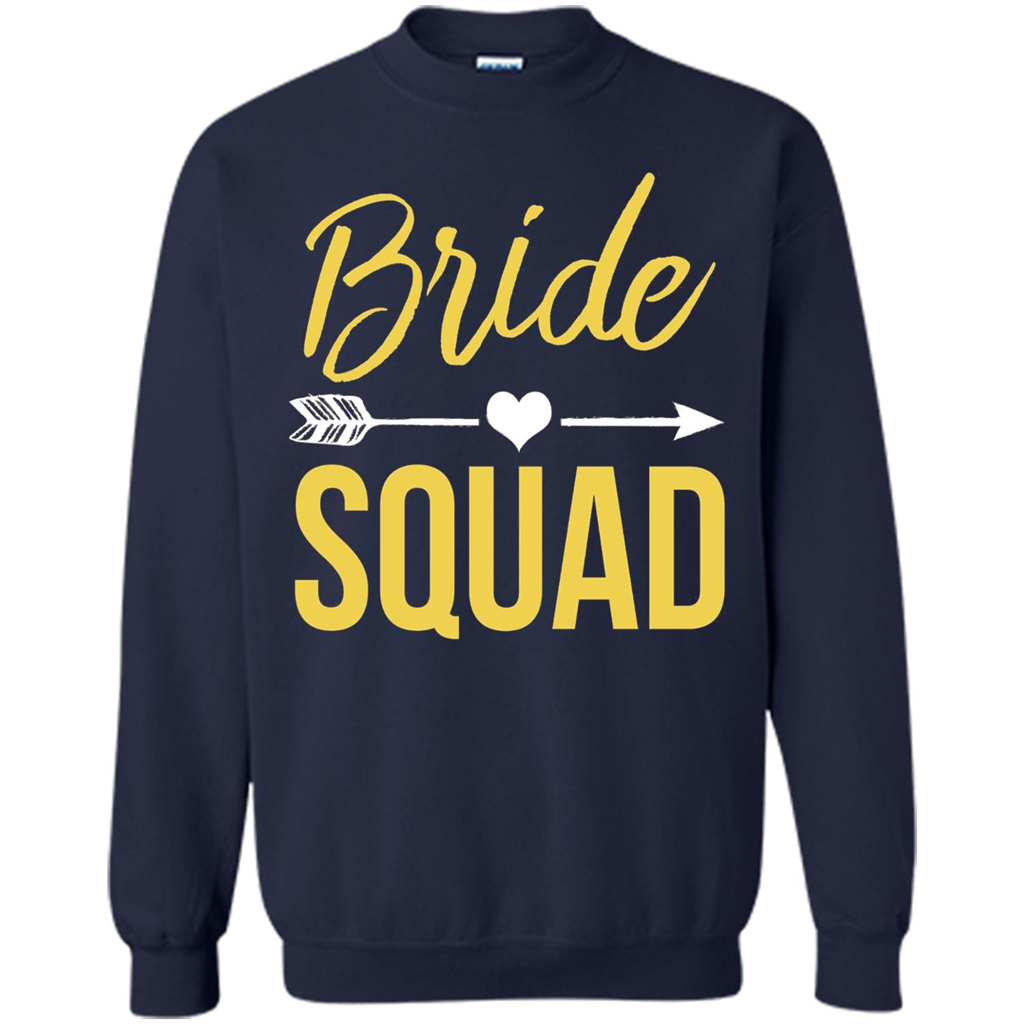 Bachelorette Party T-Shirts Bridesmaids Bride Squad T-Shirt Navy