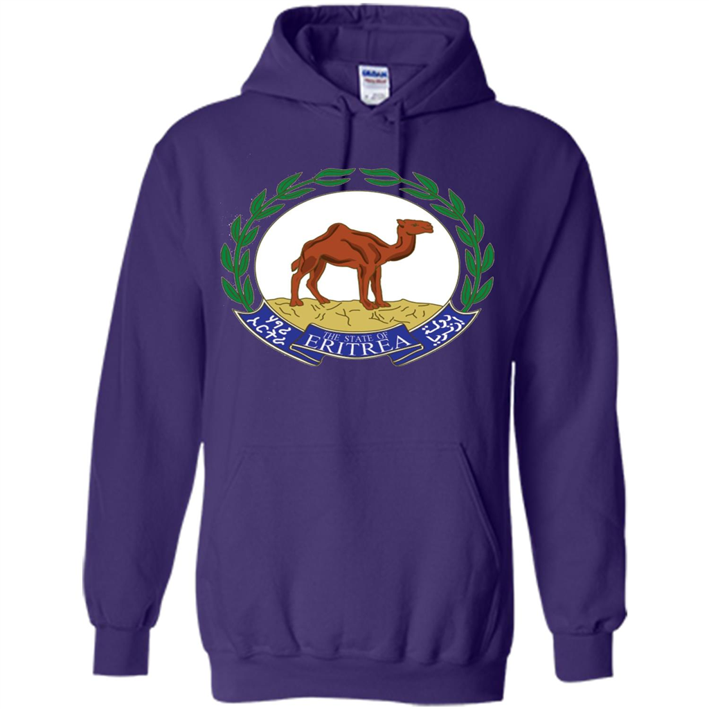 Eritrea Emblem T-shirt National Heritage Pride Purple