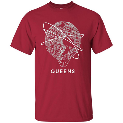 Queens New York Unisphere T-shirt Cardinal