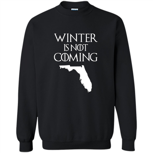 Florida Funny T shirt Winter Is Not Coming Black