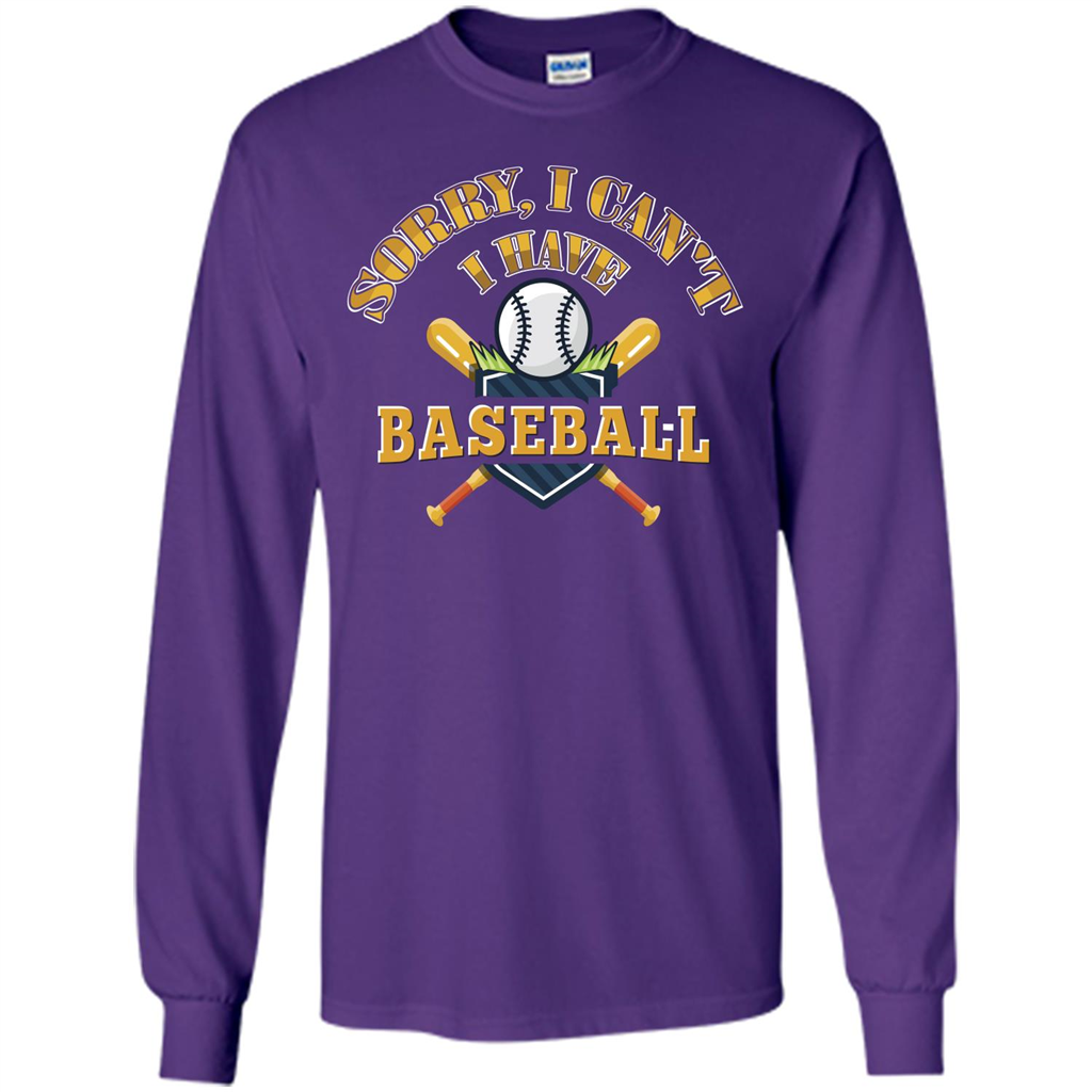 Basketball T-shirt Sorry, I Can't I Have Basketball Purple