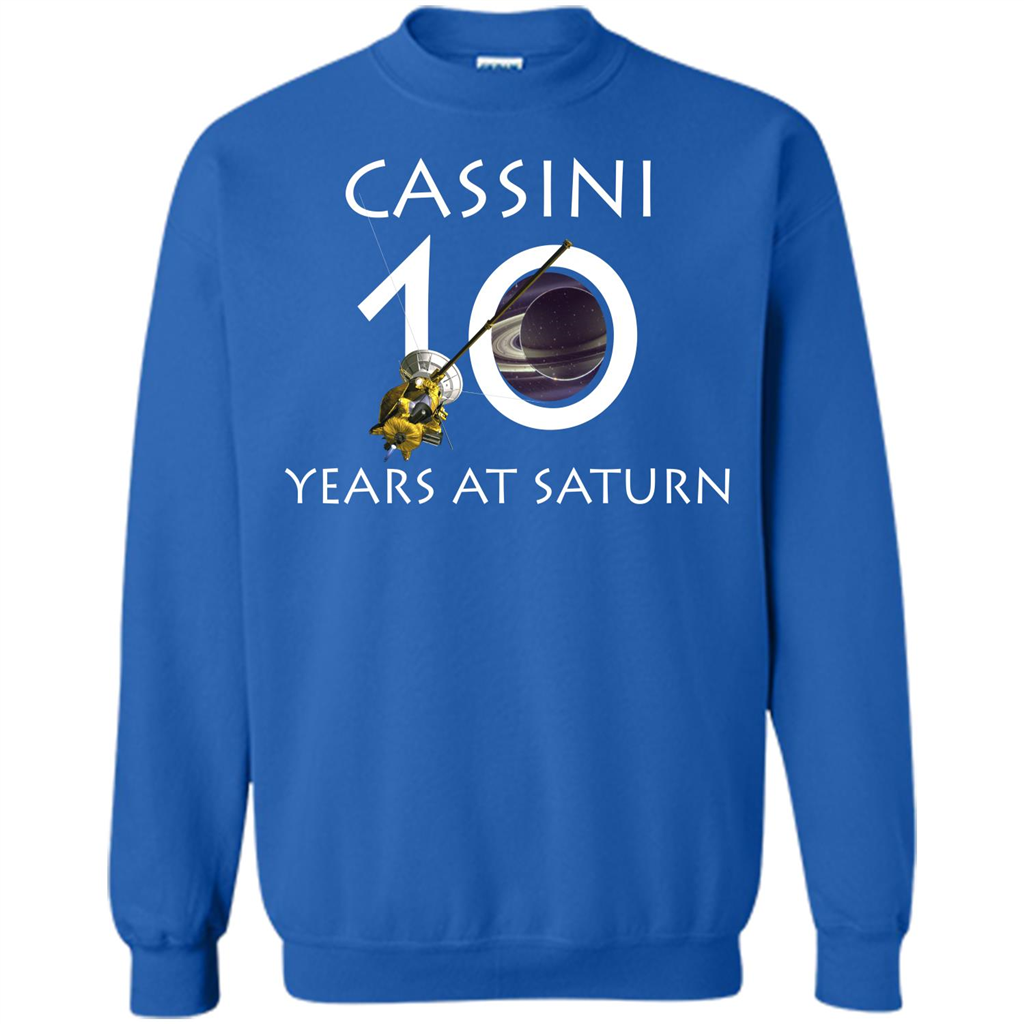 Cassini Grand Finale T-shirt Cassini 10 Years At Saturn T-shirt Royal