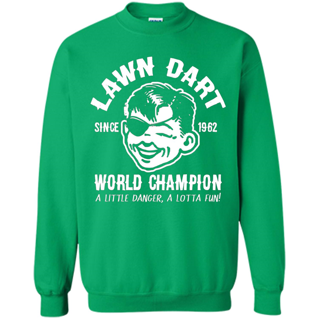 Lawn Dart Since 1962 World Champion Backyard Game T-shirt Irish Green
