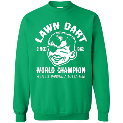 Lawn Dart Since 1962 World Champion Backyard Game T-shirt Irish Green