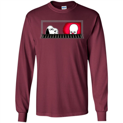 Movie T-shirt Snoopy Vs It T-shirt Maroon