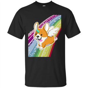 Rainbow Unicorg Corgi Lover T-shirt