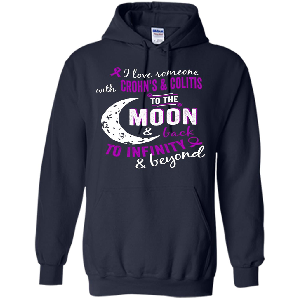 Crohn's and Colitis Awareness T-shirt Navy
