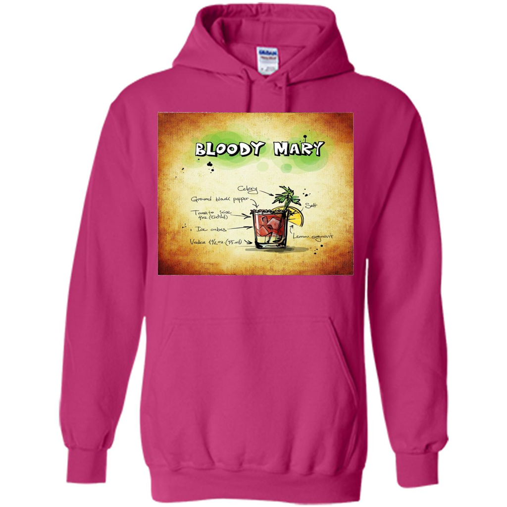 Bloody Mary Drink Recipe Alcohol Liquor Bartender T-shirt