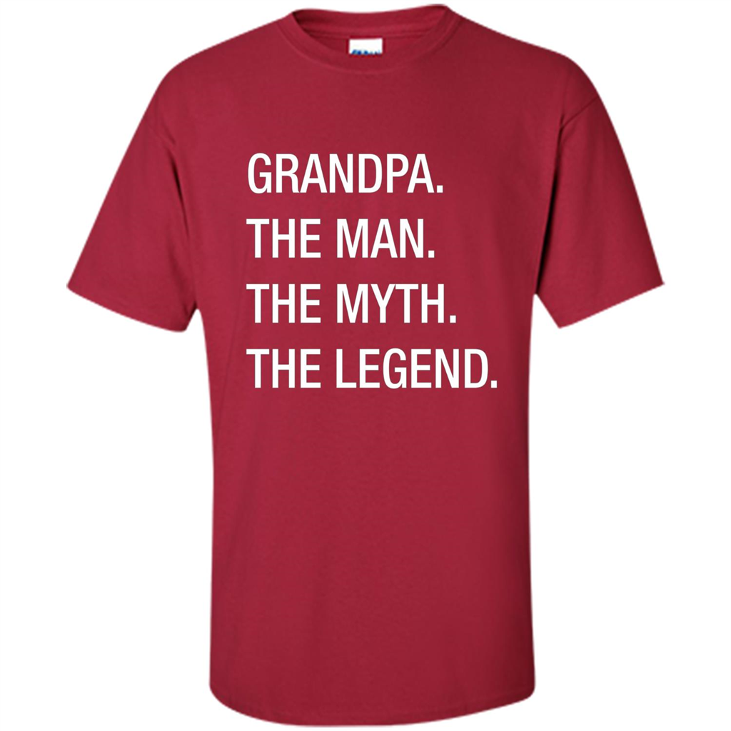 Fathers Day T-shirt Grandpa The Man. The Myth. The Legend Cardinal