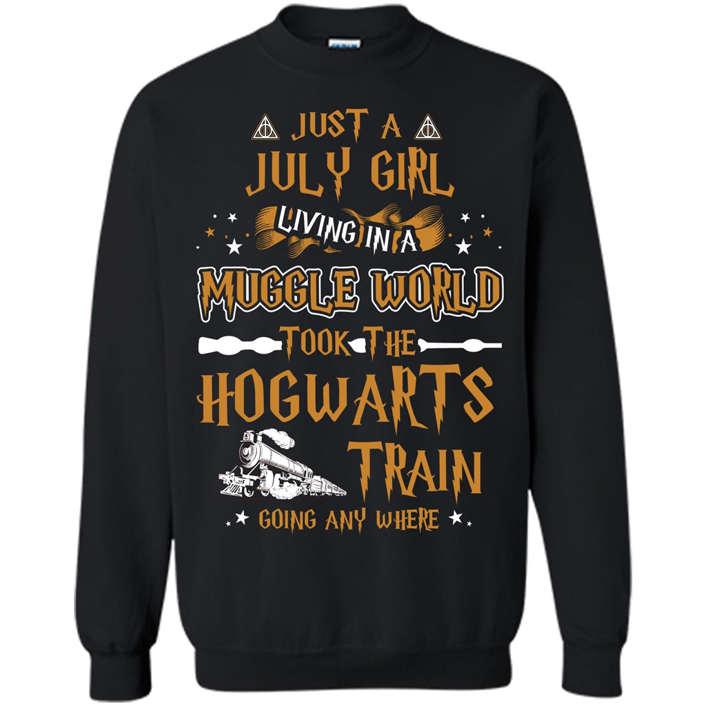 Harry Potter T-shirt Just A July Girl Living In A Muggle World